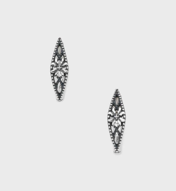 agete「シルバーフープピアス」|ピアス|