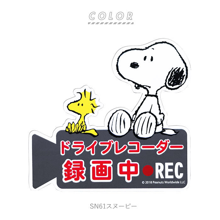 BACKYARD FAMILY「ドライブレコーダー ドッグサイン ステッカー 後方 磁石 通販 マグネットサイン ドラレコ」|その他|