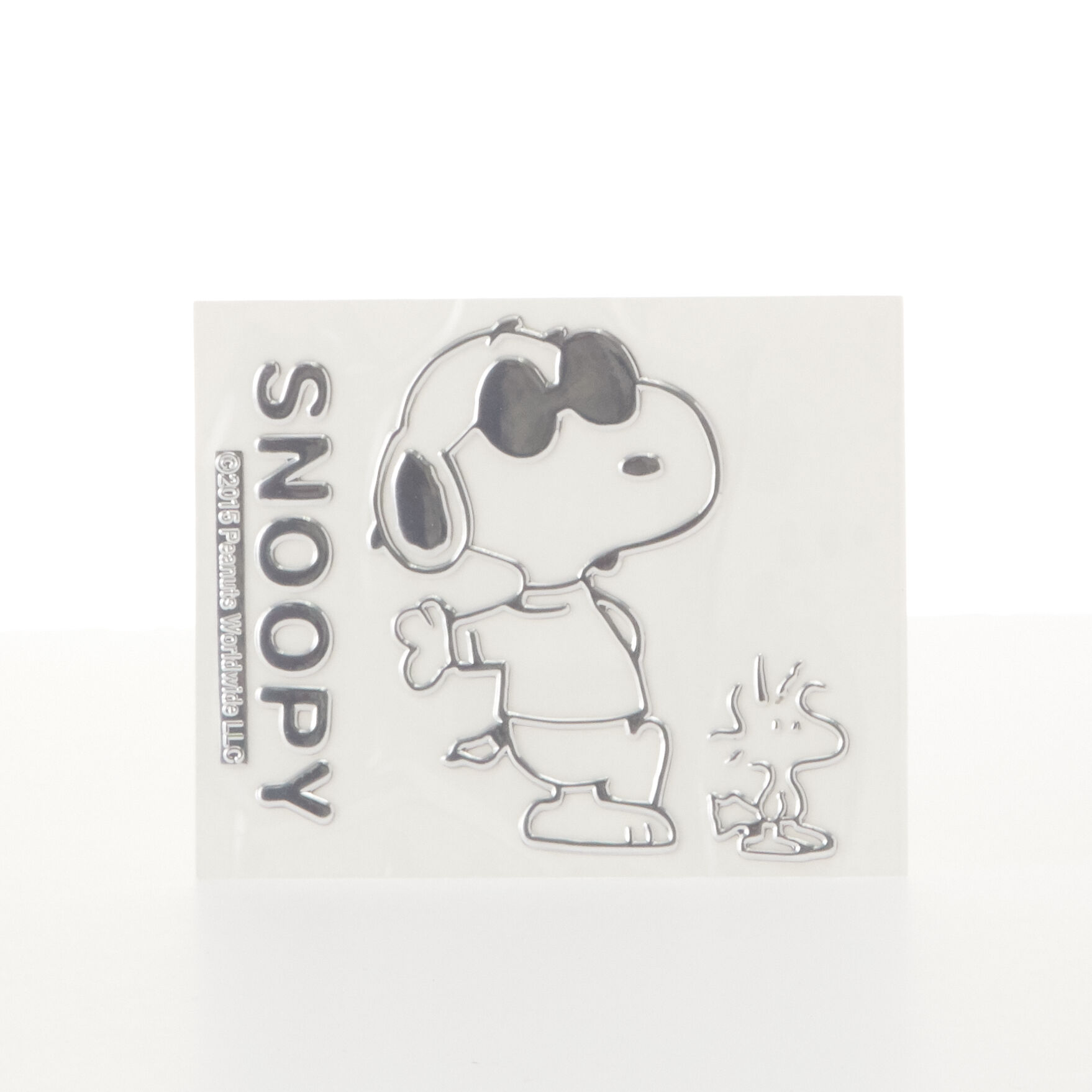 BACKYARD FAMILY「ステッカー スヌーピー SNOOPY 車 エンブレムステッカー エンブレム スーツケース 通販」|その他|シルバー3
