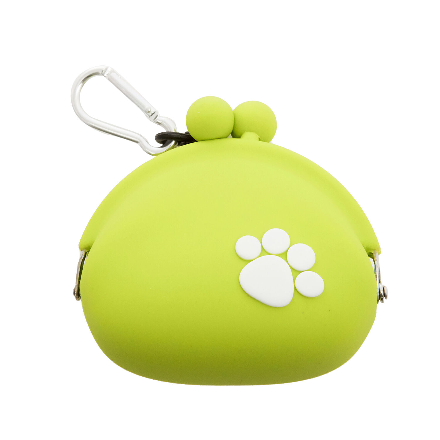 BACKYARD FAMILY「がま口 ピージーデザイン p+g design 通販 レディース かわいい シリコン ガマ口」|コインケース|グリーン1