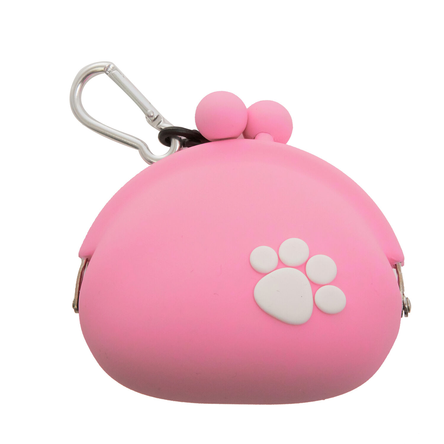 BACKYARD FAMILY「がま口 ピージーデザイン p+g design 通販 レディース かわいい シリコン ガマ口」|コインケース|ピンク1