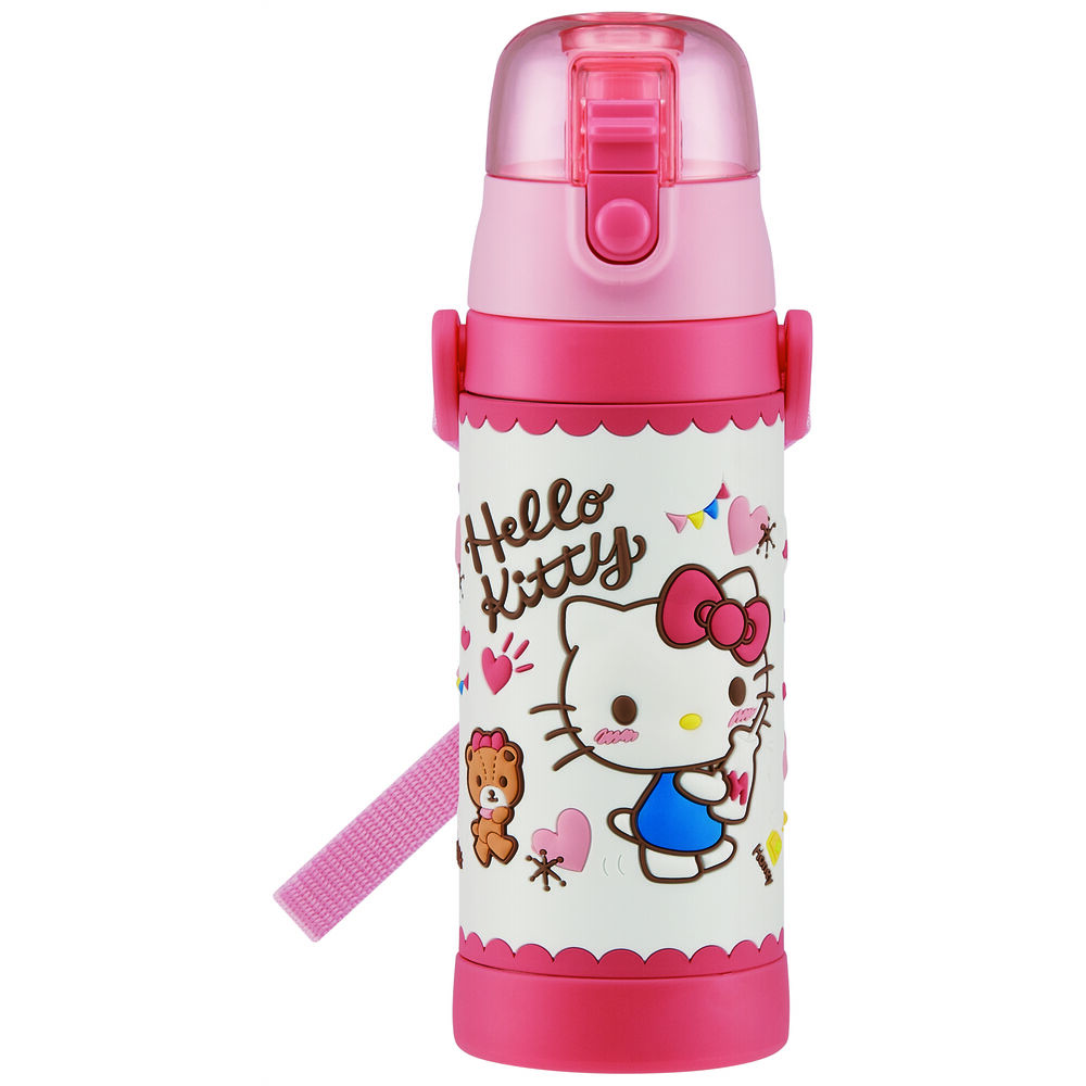 BACKYARD FAMILY「水筒 キッズ 直飲み 通販 約 500ml 子供 480ml おしゃれ キャラクターグッズ」|食器・キッチングッズ|ピンク1