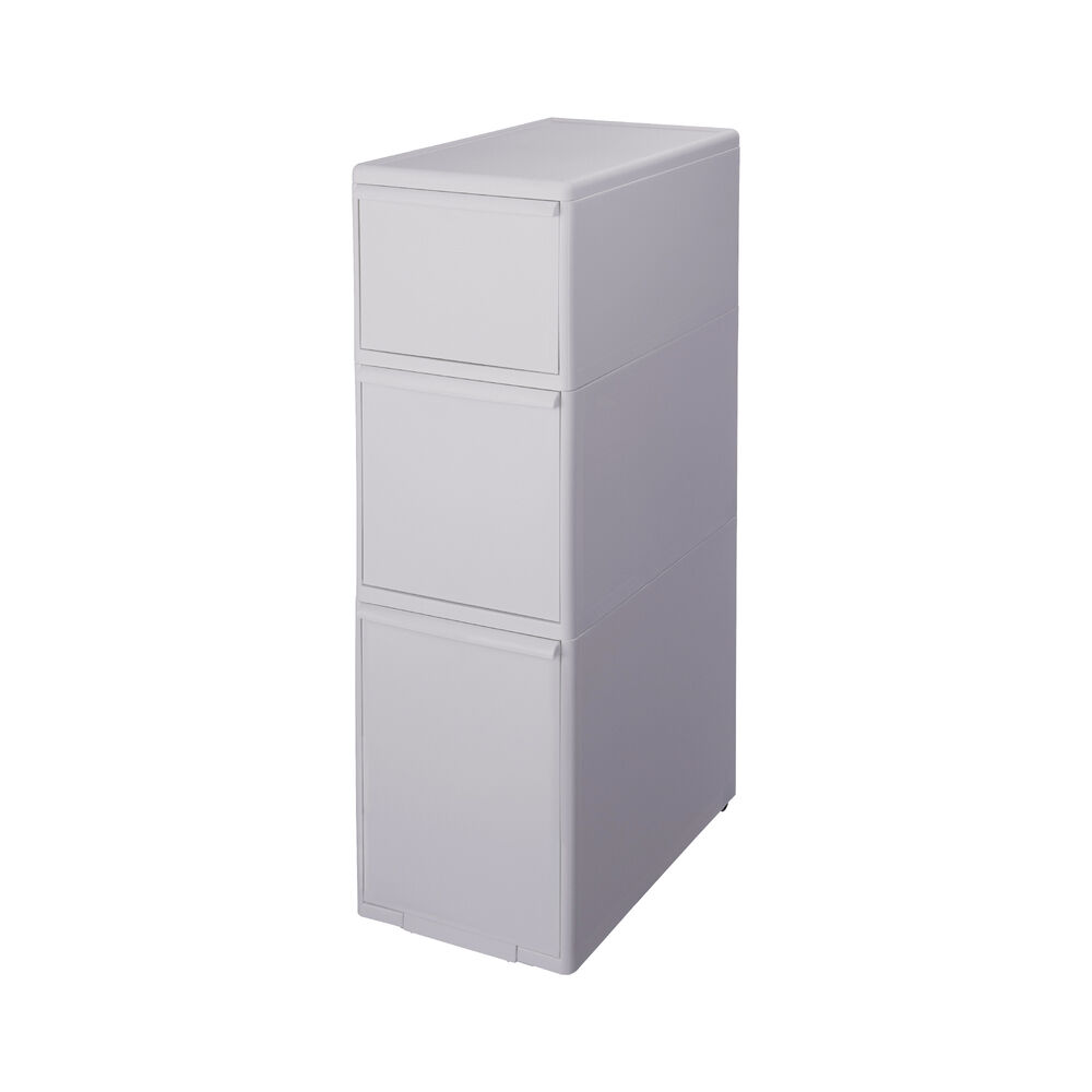 like-it「隙間収納 25.5cm 通販 すきま収納 収納ケース 引き出し 奥行46.5 キッチンラック」|その他|グレー1