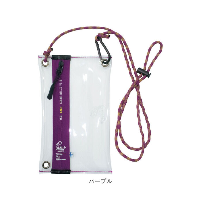 BACKYARD FAMILY「kaksi カクシ クリアポーチ ミニ 通販 ポーチ クリアサコッシュ スマホポーチ ポシェット」|ショルダー・メッセンジャー|
