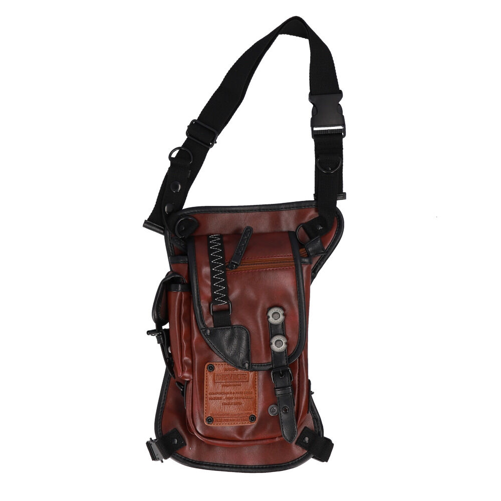 BACKYARD FAMILY「DEVICE バッグ HGS10048 通販 レッグバッグ バイク レッグポーチ ウエストバッグ」|ショルダー・メッセンジャー|ブラウン1