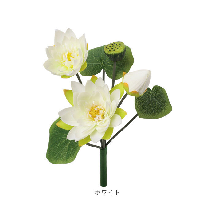 BACKYARD FAMILY「蓮 花 造花 通販 蓮の花 はすの花 アーティフィシャルフラワー アーティフィシャルグリーン」|その他|