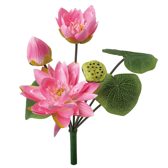 BACKYARD FAMILY「蓮 花 造花 通販 蓮の花 はすの花 アーティフィシャルフラワー アーティフィシャルグリーン」|その他|