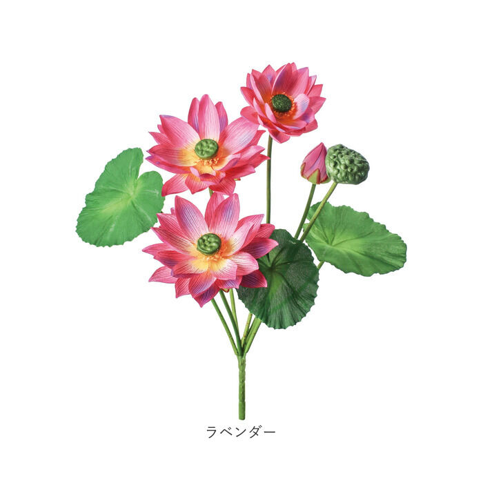 BACKYARD FAMILY「蓮 花 造花 通販 蓮の花 はすの花 アーティフィシャルフラワー アーティフィシャルグリーン」|その他|