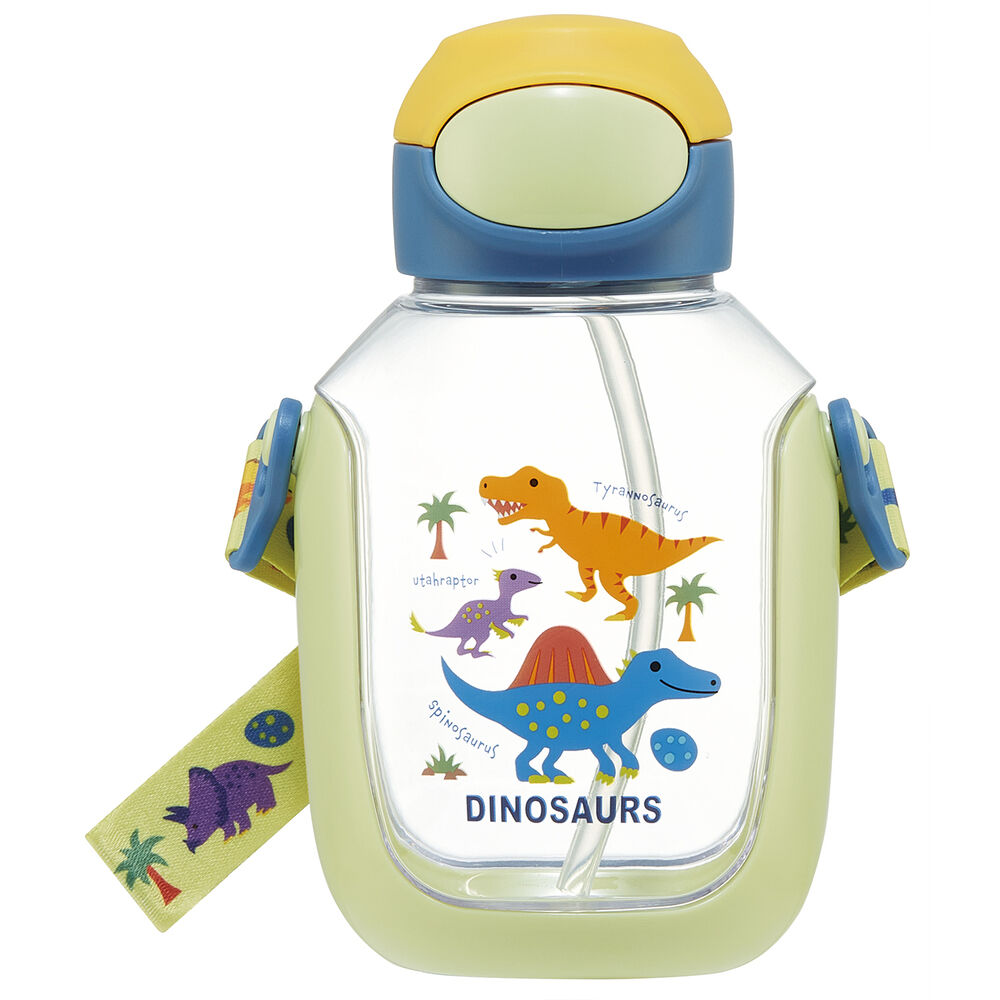BACKYARD FAMILY「水筒 ストロー 子供 通販 クリアボトル ストローボトル ワンプッシュ 約 500ml 530ml」|食器・キッチングッズ|グリーン1