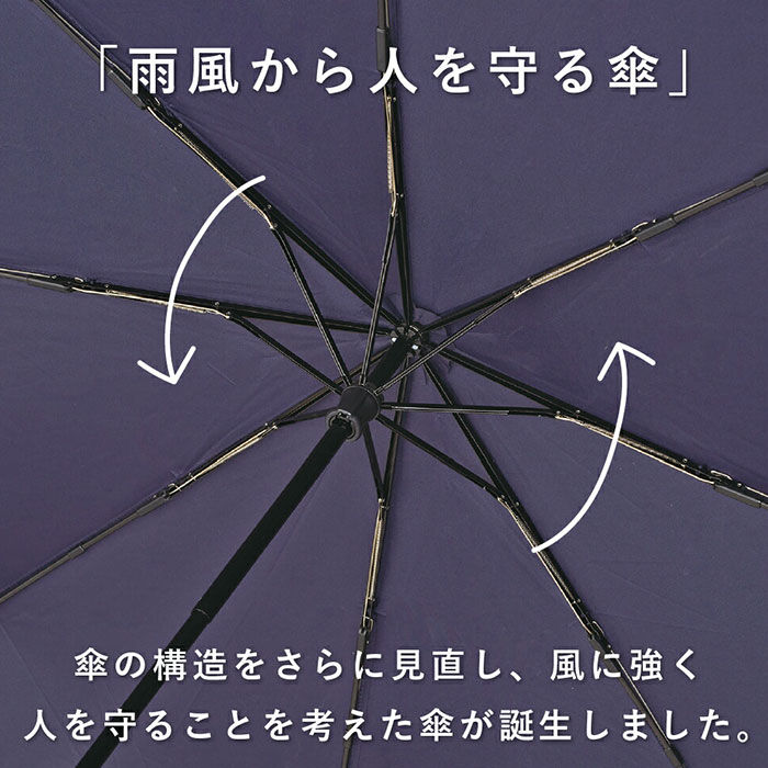 BACKYARD FAMILY「ウォーターフロント 折りたたみ傘 通販 メンズ 折り畳み傘 傘 折りたたみ かさ 折り畳み」|傘|