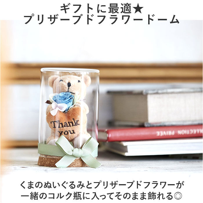 BACKYARD FAMILY「プリザーブドフラワー かわいい 通販 リトルベア フラワーアレンジメント プリザードフラワー」|その他|