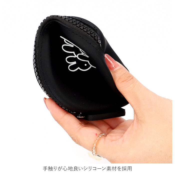 BACKYARD FAMILY「クルン curun ポーチ 小物入れ 可愛い 通販 小さい 丸型 キャラクター 小銭入れ」|ポーチ|