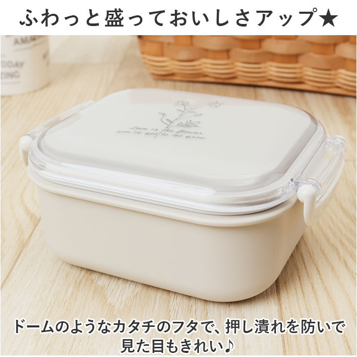BACKYARD FAMILY「お弁当箱 小さめ 楽天 デザートケース 女の子 Fuwapta フワプタ 300ml 日本製」|食器・キッチングッズ|