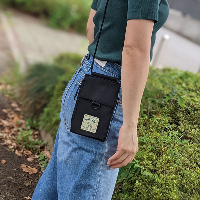 BACKYARD FAMILY「スマホポーチ 財布 かわいい 通販 ミニショルダー 縦型 ミニショルダーバッグ レディース メンズ」|ポーチ|