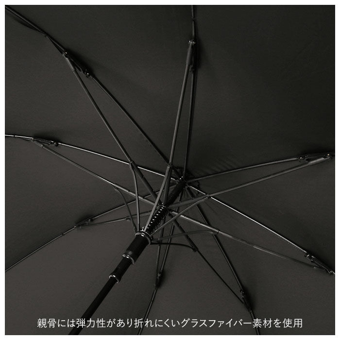 BACKYARD FAMILY「長傘 メンズ 通販 65cm 日傘 雨傘 ワンタッチ ジャンプ式 グラスファイバー 晴雨兼用傘」|傘|