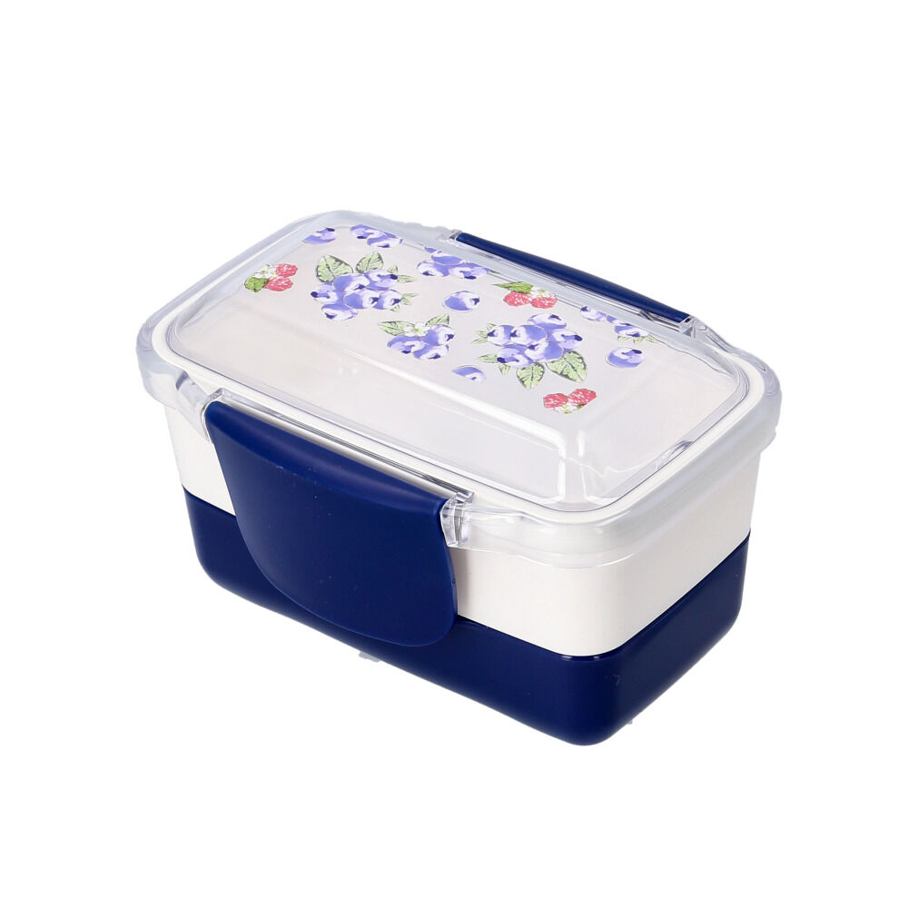 BACKYARD FAMILY「ランチボックス 2段 ドーム 通販 ドームランチボックス ドームランチ お弁当箱 弁当箱 お弁当」|食器・キッチングッズ|ブルー2