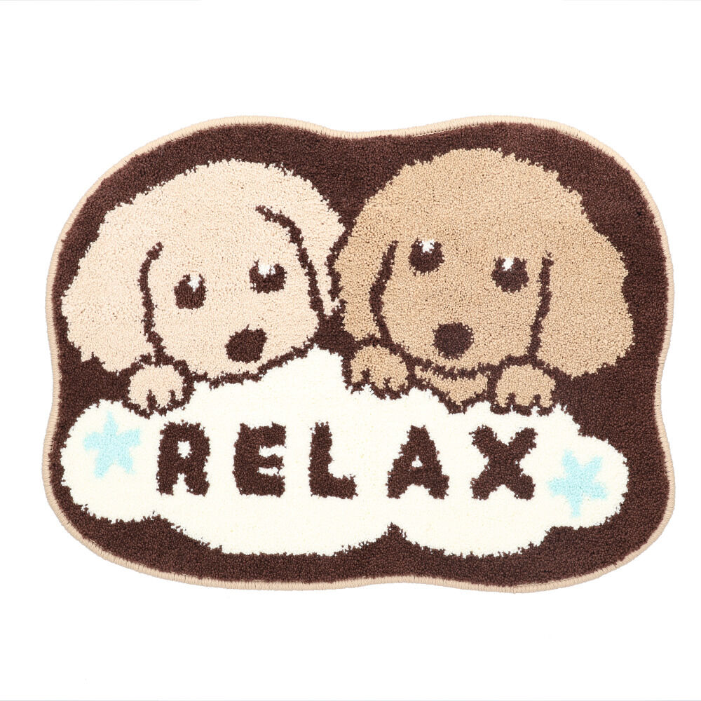 BACKYARD FAMILY「インテリアマット 通販 マルチマット マット 玄関マット ウェルカムマット ドアマット 室内」|その他|ブラウン1