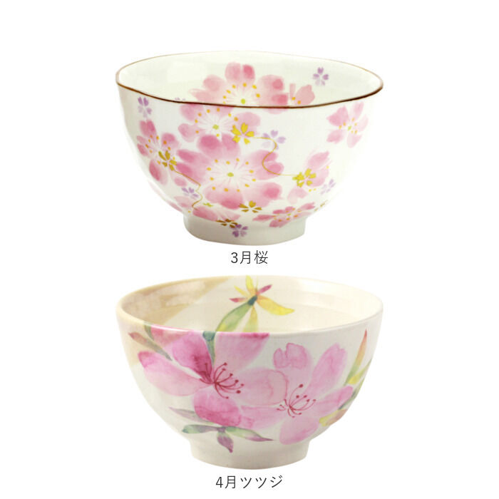 BACKYARD FAMILY「お茶碗 茶碗 花ものがたり かわいい 通販 日本製 茶わん 飯椀 ご飯茶碗 ごはん茶碗 花柄 花」|食器・キッチングッズ|