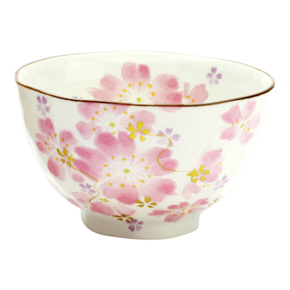 BACKYARD FAMILY「お茶碗 茶碗 花ものがたり かわいい 通販 日本製 茶わん 飯椀 ご飯茶碗 ごはん茶碗 花柄 花」|食器・キッチングッズ|ピンク1