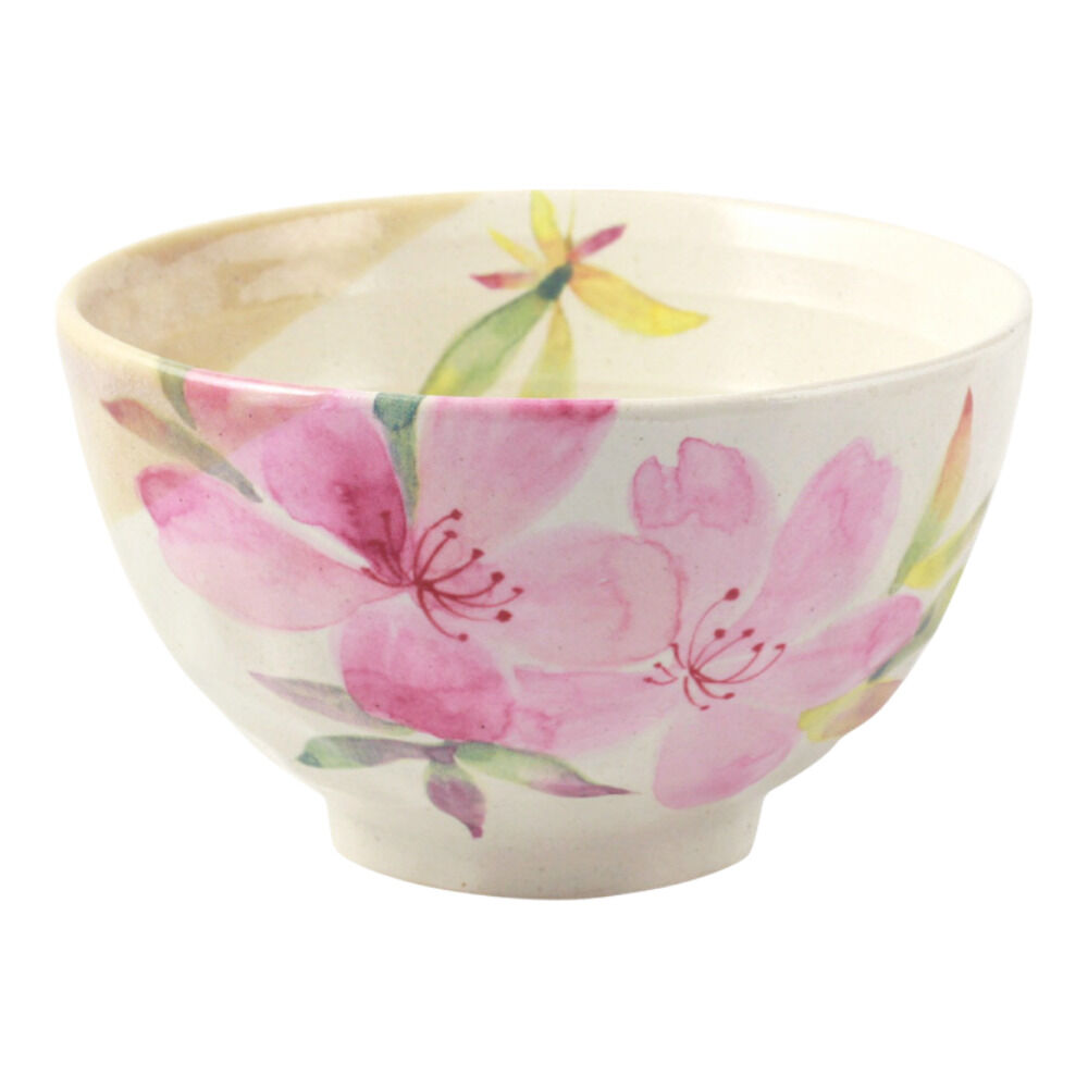 BACKYARD FAMILY「お茶碗 茶碗 花ものがたり かわいい 通販 日本製 茶わん 飯椀 ご飯茶碗 ごはん茶碗 花柄 花」|食器・キッチングッズ|ピンク2