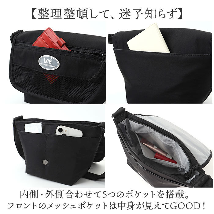 BACKYARD FAMILY「Lee リー ショルダーバッグ 320-3774 通販 斜めがけバッグ 肩掛けバッグ」|ショルダー・メッセンジャー|