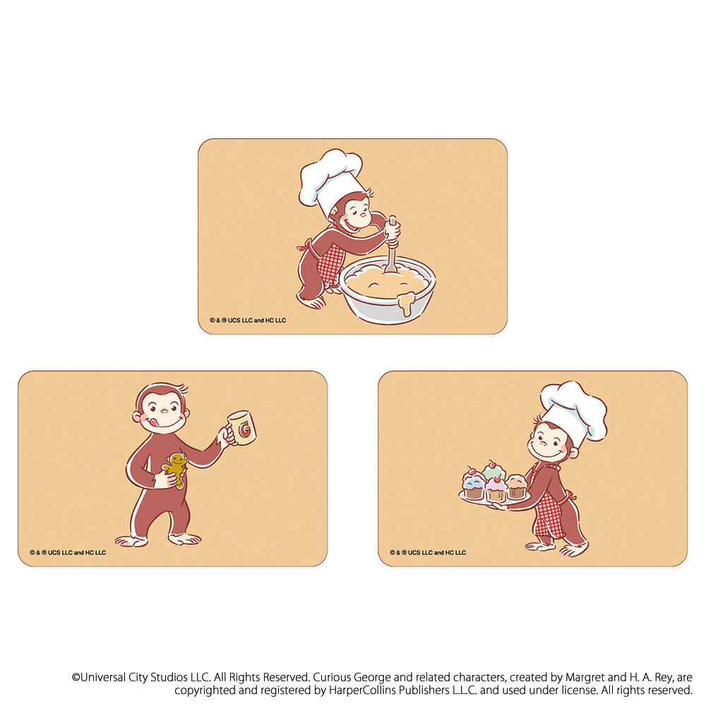 BACKYARD FAMILY「おさるのジョージ グッズ 通販 Curious George ステッカー まじかる百貨店ステッカー」|その他|