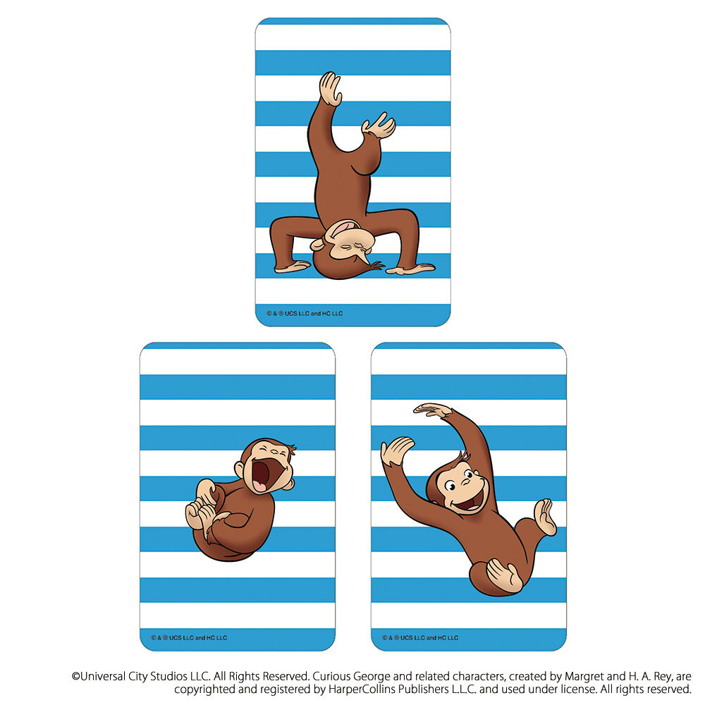 BACKYARD FAMILY「おさるのジョージ グッズ 通販 Curious George ステッカー まじかる百貨店ステッカー」|その他|