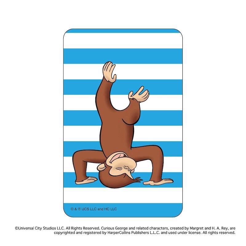BACKYARD FAMILY「おさるのジョージ グッズ 通販 Curious George ステッカー まじかる百貨店ステッカー」|その他|