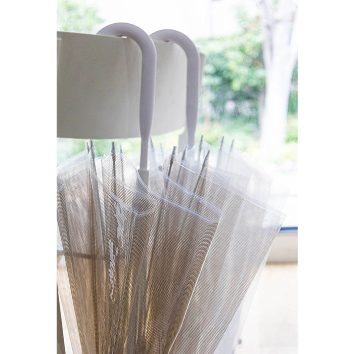 BACKYARD FAMILY「+tic プラスチック 傘 通販 ビニール傘 ビニール 長傘 雨傘 60cm 60センチ 透明傘」|傘|