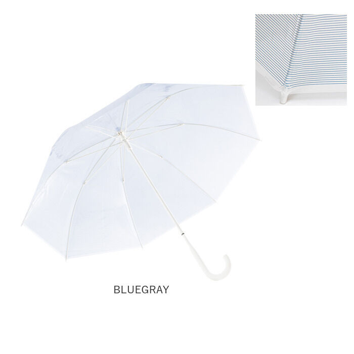 BACKYARD FAMILY「+tic プラスチック 傘 通販 ビニール傘 ビニール 長傘 雨傘 60cm 60センチ 透明傘」|傘|