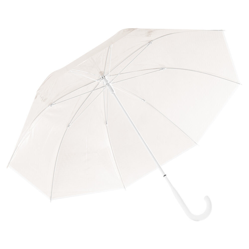 BACKYARD FAMILY「+tic プラスチック 傘 通販 ビニール傘 ビニール 長傘 雨傘 60cm 60センチ 透明傘」|傘|ブラック1