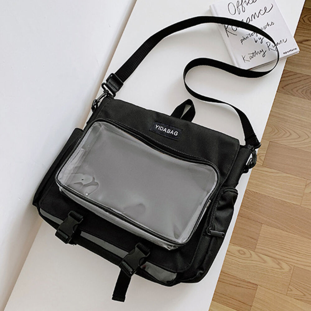 BACKYARD FAMILY「痛バッグ リュック 4way 通販 痛バ 推し活用バッグ トートバッグ ショルダー 斜めがけ」|ショルダー・メッセンジャー|ブラック1