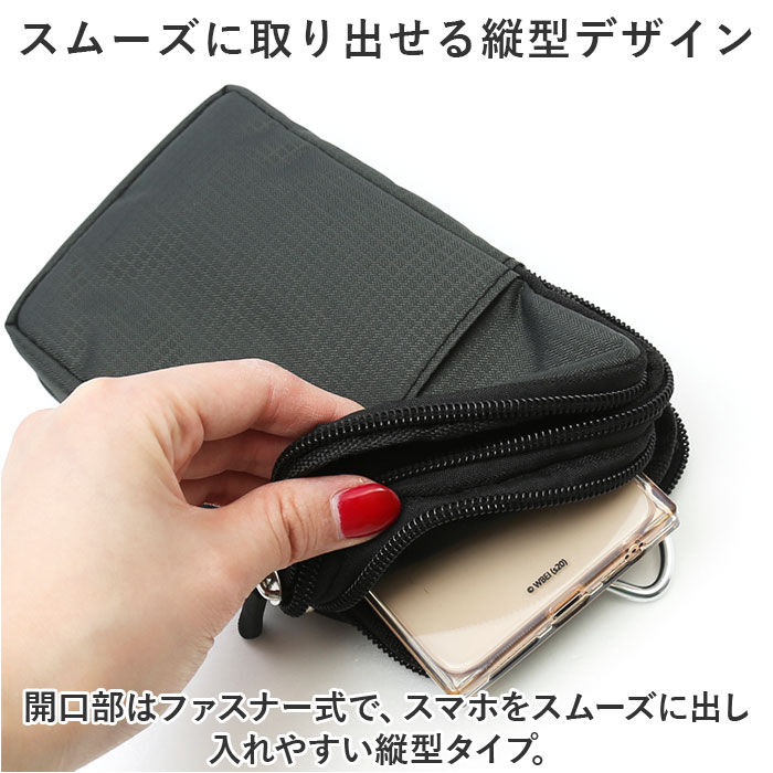 BACKYARD FAMILY「スマホポーチ ショルダー ナイロン 通販 ミニショルダーバッグ 斜めがけ スマホポシェット」|ポーチ|