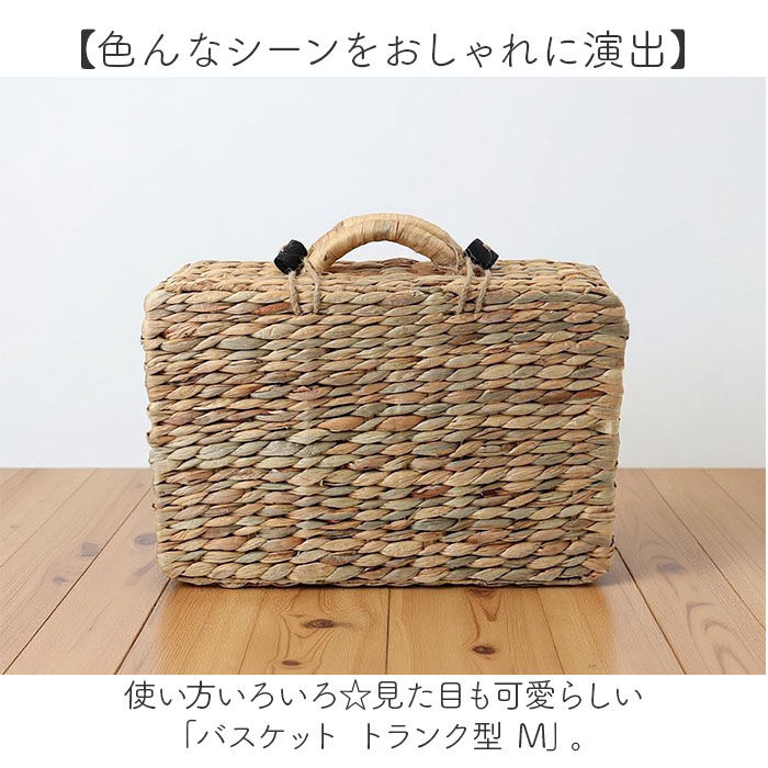 BACKYARD FAMILY「バスケット ピクニック 通販 Ｍサイズ カゴバスケット ウォーターヒヤシンスバスケット」|その他|