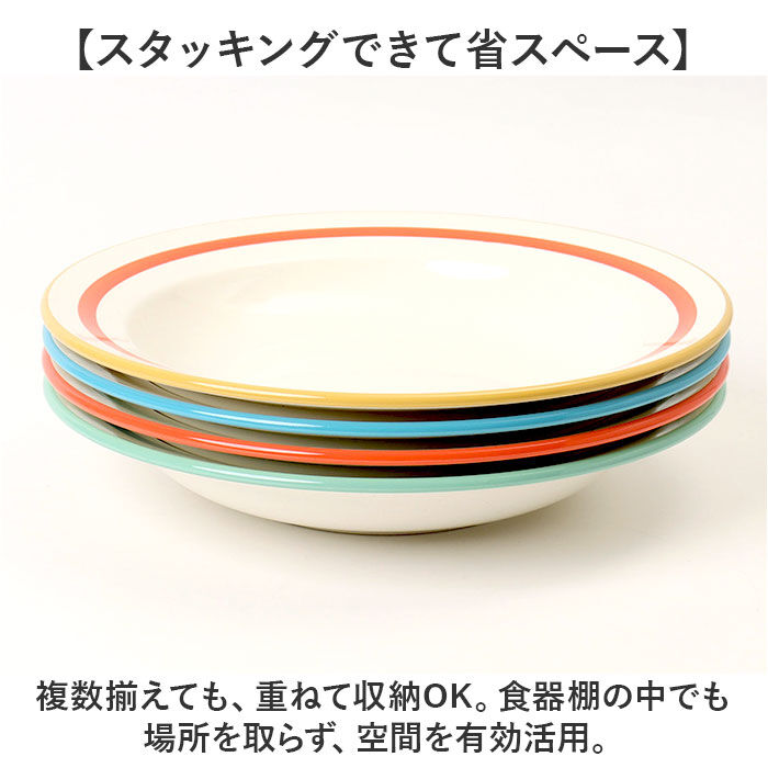 BACKYARD FAMILY「お皿 おしゃれ シンプル 通販 日本製 18cm 皿 丸皿 サラダプレート パスタ皿 中皿 小皿」|食器・キッチングッズ|