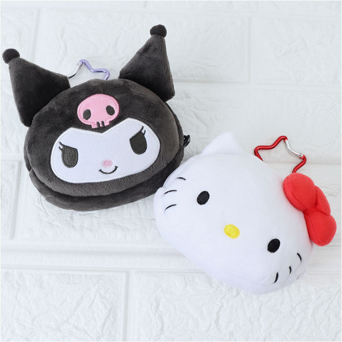 BACKYARD FAMILY「フェイスポーチ キャラクター 通販 フェイス ポーチ 小物入れ かわいい カラビナ付き」|ポーチ|