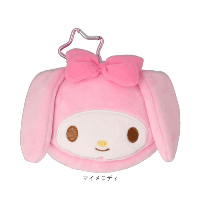 BACKYARD FAMILY「フェイスポーチ キャラクター 通販 フェイス ポーチ 小物入れ かわいい カラビナ付き」|ポーチ|