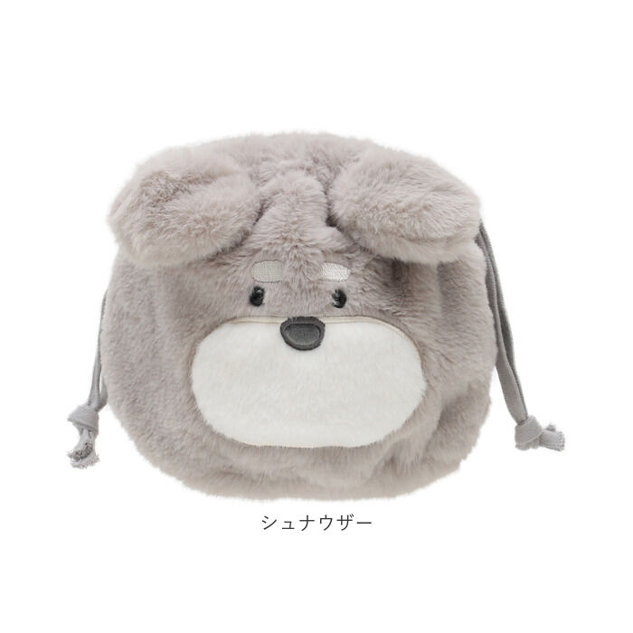 BACKYARD FAMILY「アニマル 巾着 ポーチ 通販 小物入れ 巾着袋 メイクポーチ 化粧ポーチ 袋 フェイスポーチ」|ポーチ|