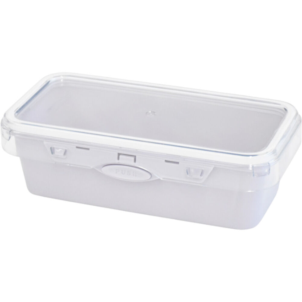 BACKYARD FAMILY「push&push ランチボックス 600ml 通販 弁当箱 お弁当箱 おかず入れ フードコンテナ」|食器・キッチングッズ|パープル1