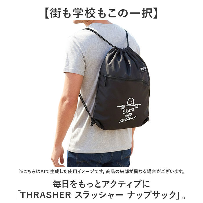 BACKYARD FAMILY「スラッシャー ナップサック THRASHER 通販 ナップザック リュック スポーツバッグ」|リュック|