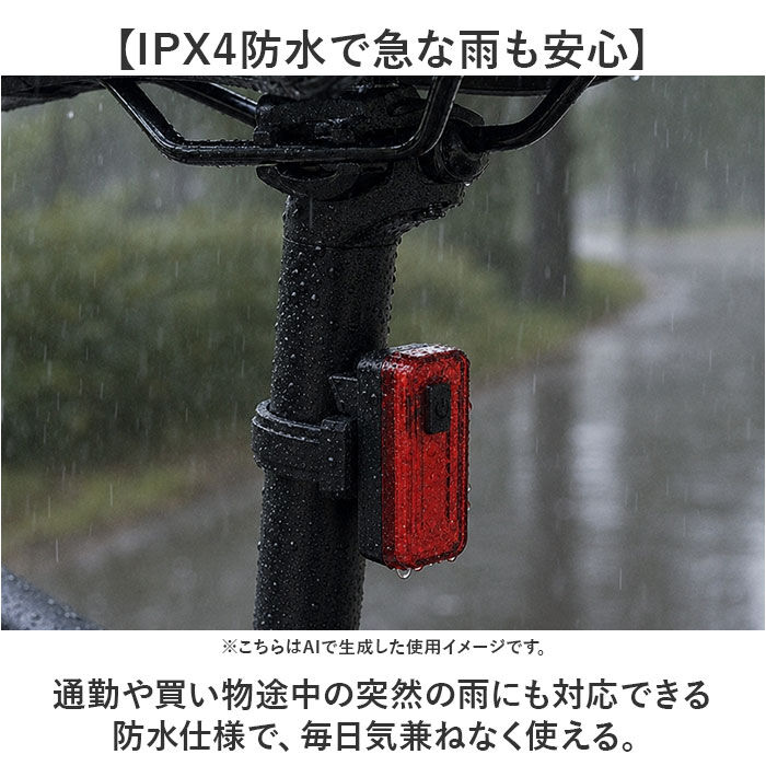 BACKYARD FAMILY「自転車 テールライト usb充電式 通販 テールランプ リアライト サドルライト テール ライト」|その他|