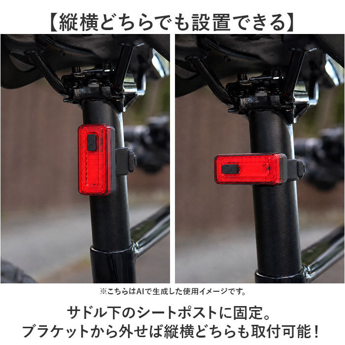 BACKYARD FAMILY「自転車 テールライト usb充電式 通販 テールランプ リアライト サドルライト テール ライト」|その他|