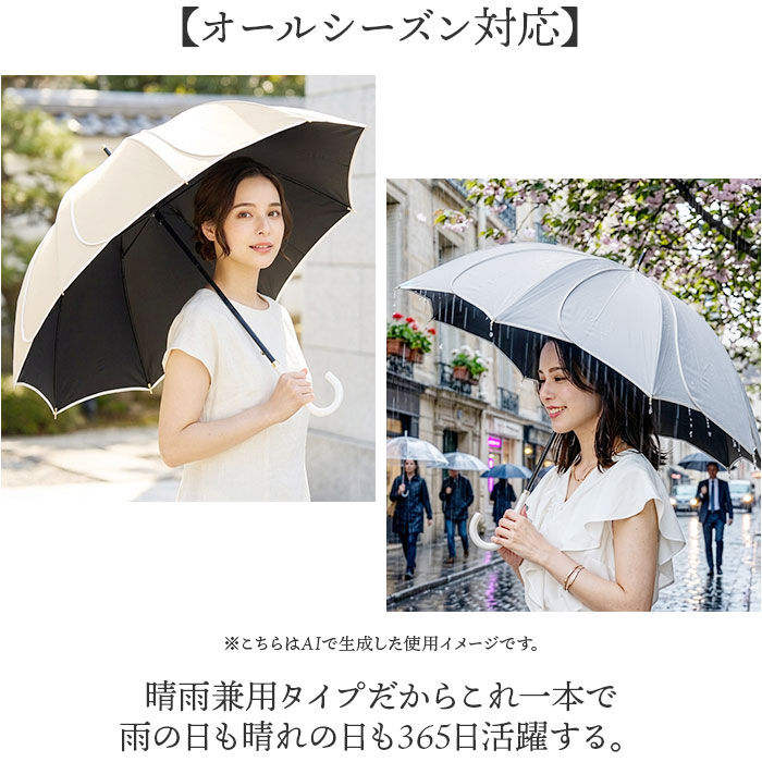 BACKYARD FAMILY「Nakatani 日傘 通販 晴雨兼用傘 長傘 花びら傘 912-033 フレラ UV 傘」|傘|