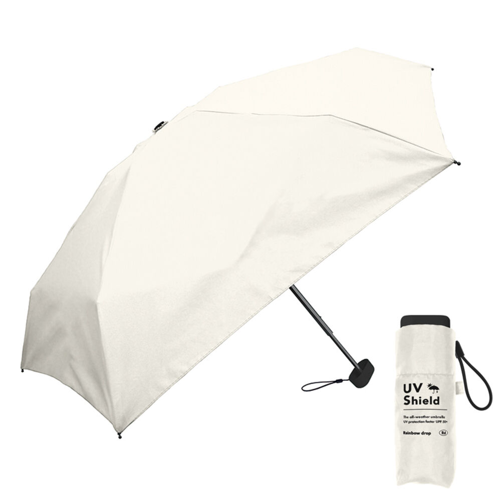 BACKYARD FAMILY「晴雨兼用折りたたみ傘 コンパクト 通販 50cm 50センチ 晴雨兼用傘 折りたたみ傘 折り畳み傘」|傘|ホワイト1