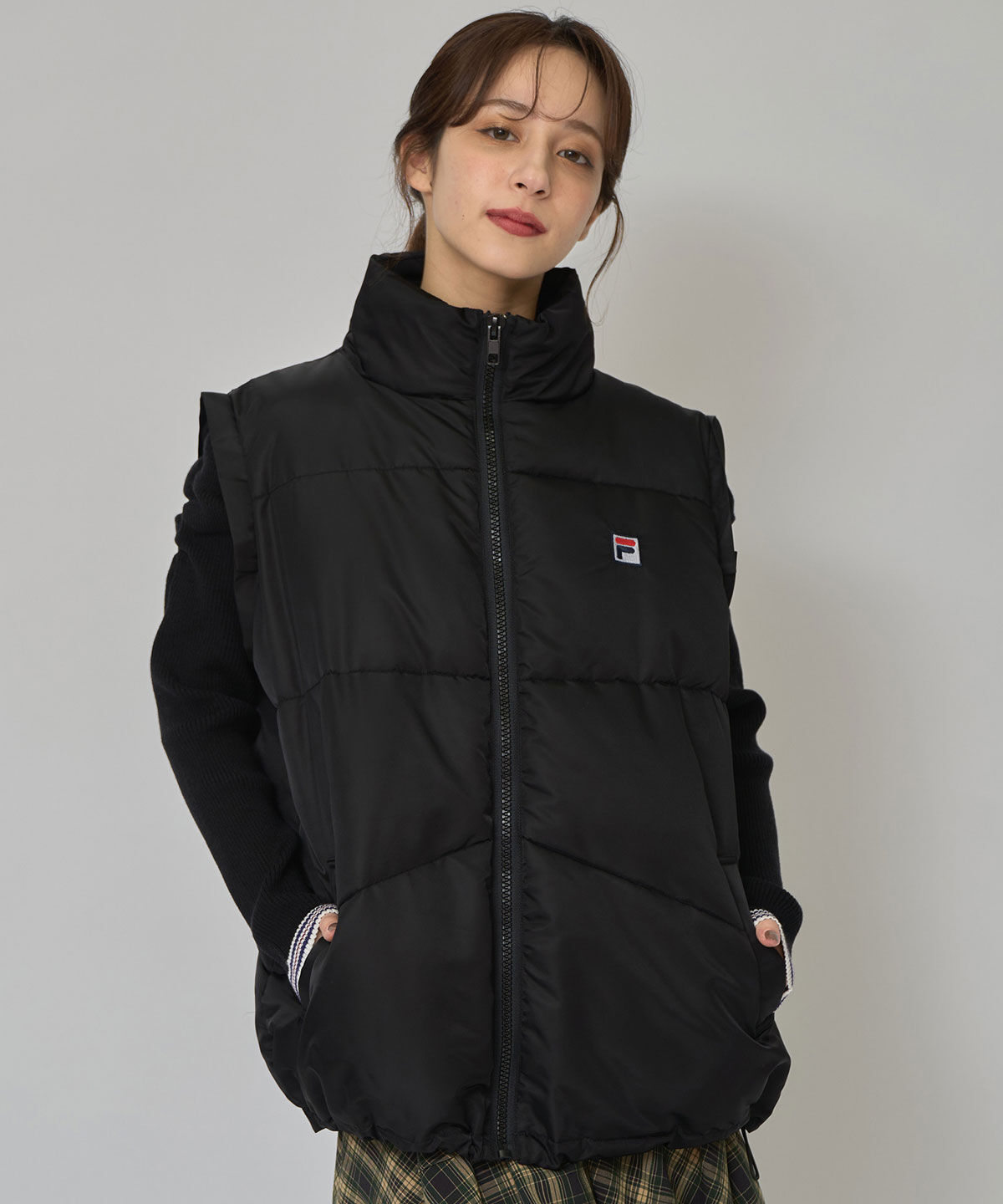 REDYAZEL「［FILA&times;REDYAZEL］2WAYフェイクダウンジャケット」|ダウン|