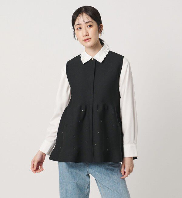 UNITED ARROWS「ミニフリルシャツ‐ウォッシャブル‐」|シャツ・ブラウス|