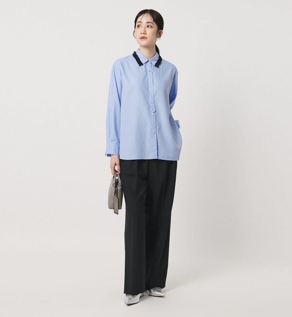 UNITED ARROWS「ミニフリルシャツ‐ウォッシャブル‐」|シャツ・ブラウス|