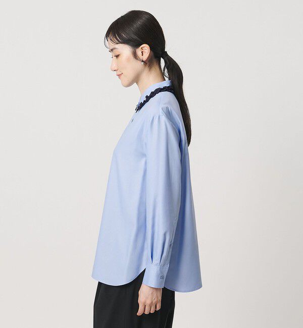 UNITED ARROWS「ミニフリルシャツ‐ウォッシャブル‐」|シャツ・ブラウス|