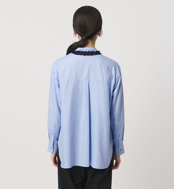 UNITED ARROWS「ミニフリルシャツ‐ウォッシャブル‐」|シャツ・ブラウス|