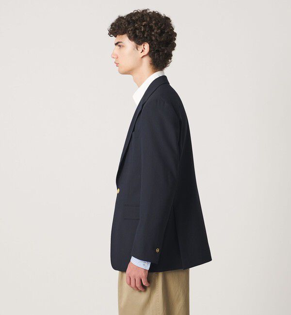 UNITED ARROWS「＜District＞4プライ シングル １ボタン ブレザー」|テーラードジャケット|